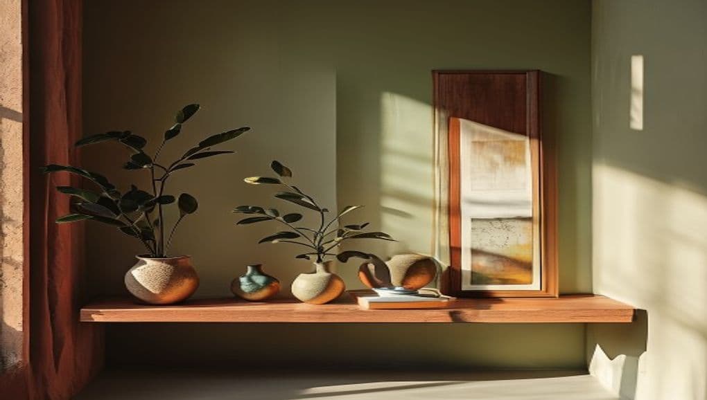 Add a Small Shelf or Stack of Books