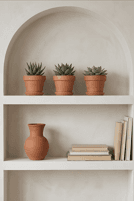 Terracotta + Off-White