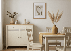 Muted Mustard + Cream