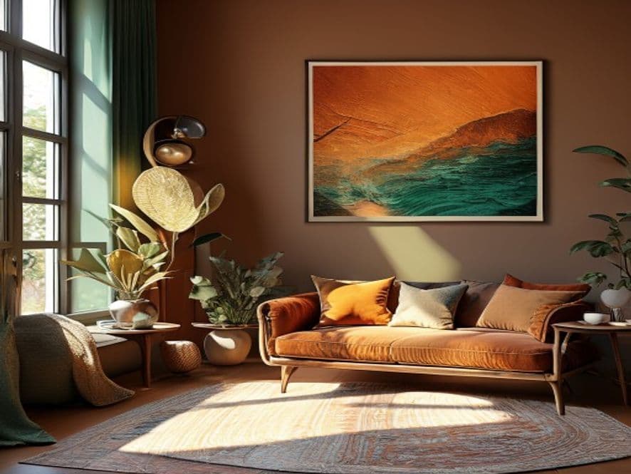 Deep Earth Tones on the Walls