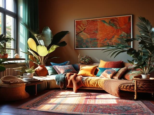 7 Afrohemian Boho Living Rooms