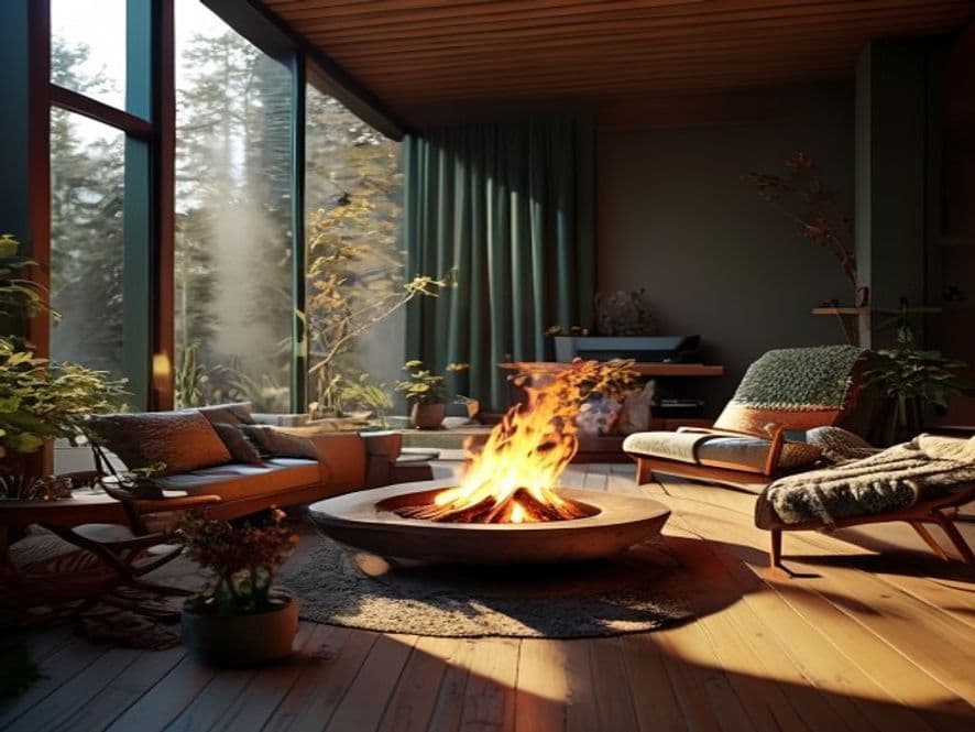 A Nordic Fire Pit Garden — Built Around Gathering, Not Instagram