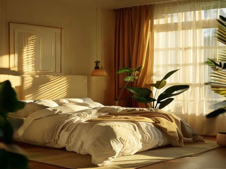 Coordinated Bedding (Even If It’s Just Two Colors)