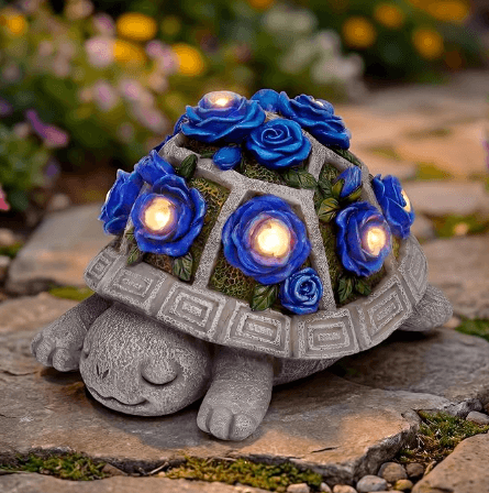 Solar Turtle Decor
